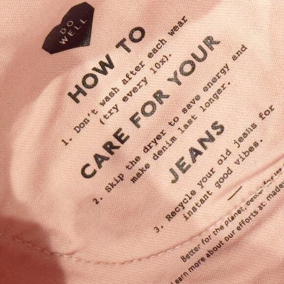 Madewell Women's The Darted Barrel-Leg Jeans Subtle Blossom Size 27 NWT - Picture 14 of 16